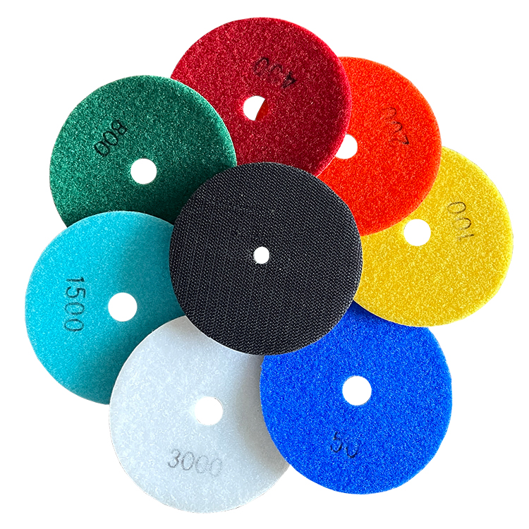 4Inch Diamond Polishing Pad - Nylon Velvet